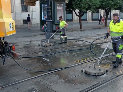 DISPOSITIVO PARA LA PROCESIÓN MAGNA DEL II CONGRESO INTERNACIONAL DE HERMANDADES Y PIEDAD POPULAR